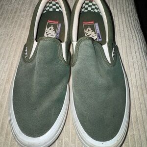 Vans pro Slip-On Men’s Shoes - olive Green